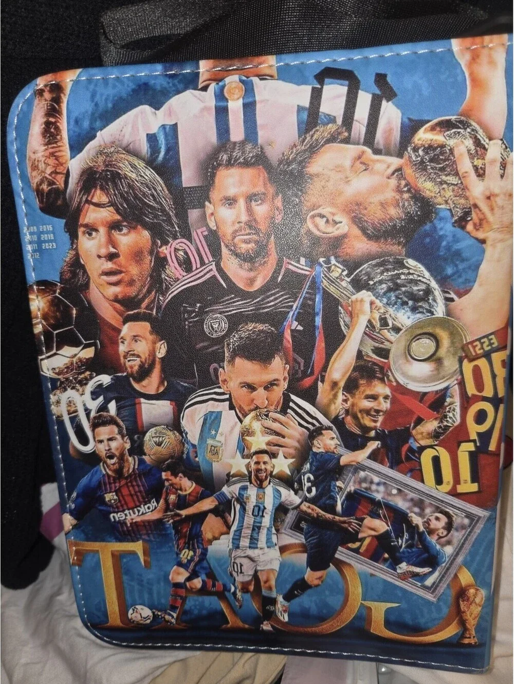 Cardholder book soccer 50 Top Loader 4 To A Page World cup